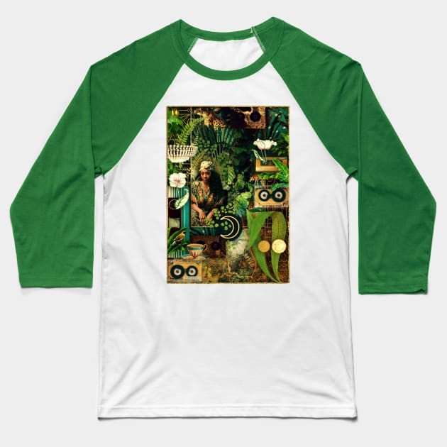 growing: a rainforest of music Baseball T-Shirt by jennyariane